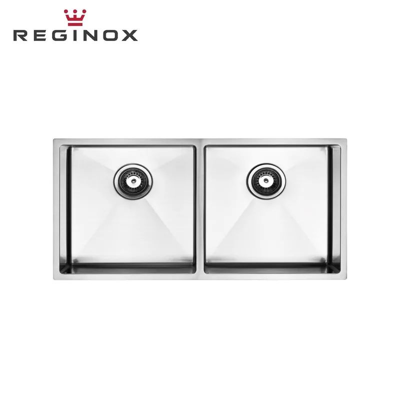 Reginox Tulip U 40x40 + 40x40 Stainless Steel Kitchen Sink