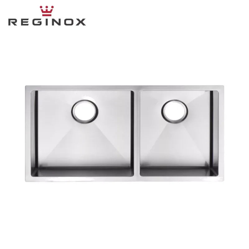 Reginox Tulip U 50x40 + 40x40 Stainless Steel Kitchen Sink