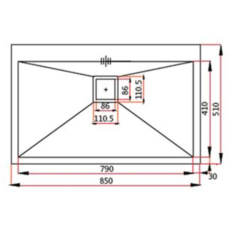 Bacera SWX810-85 Kitchen Sink