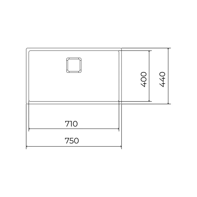 Teka FlexLinea RS15-71.40 Fortinox Stainless Steel Kitchen Sink