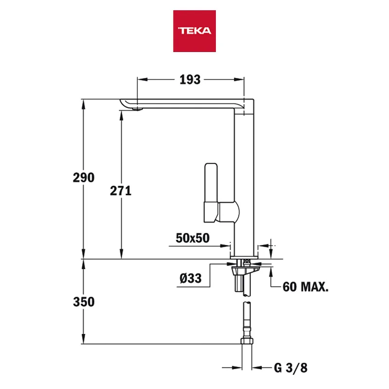 Teka FO 915 Kitchen Sink Mixer