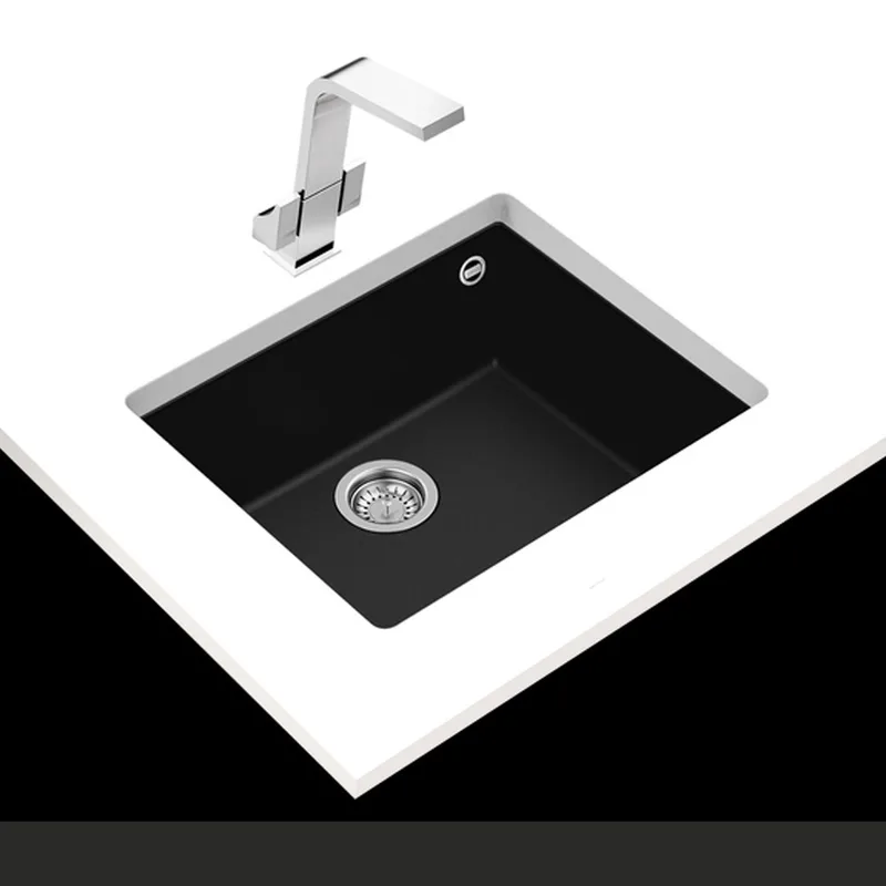 Teka FORSQUARE 50.40-TG-AUTO Tegranite Granite Kitchen Sink (Black)