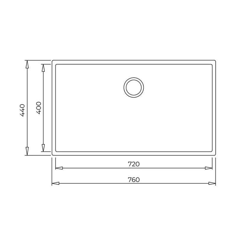 Teka Forsquare 72.40-TG-AUTO Tegranite Granite Kitchen Sink (Black)
