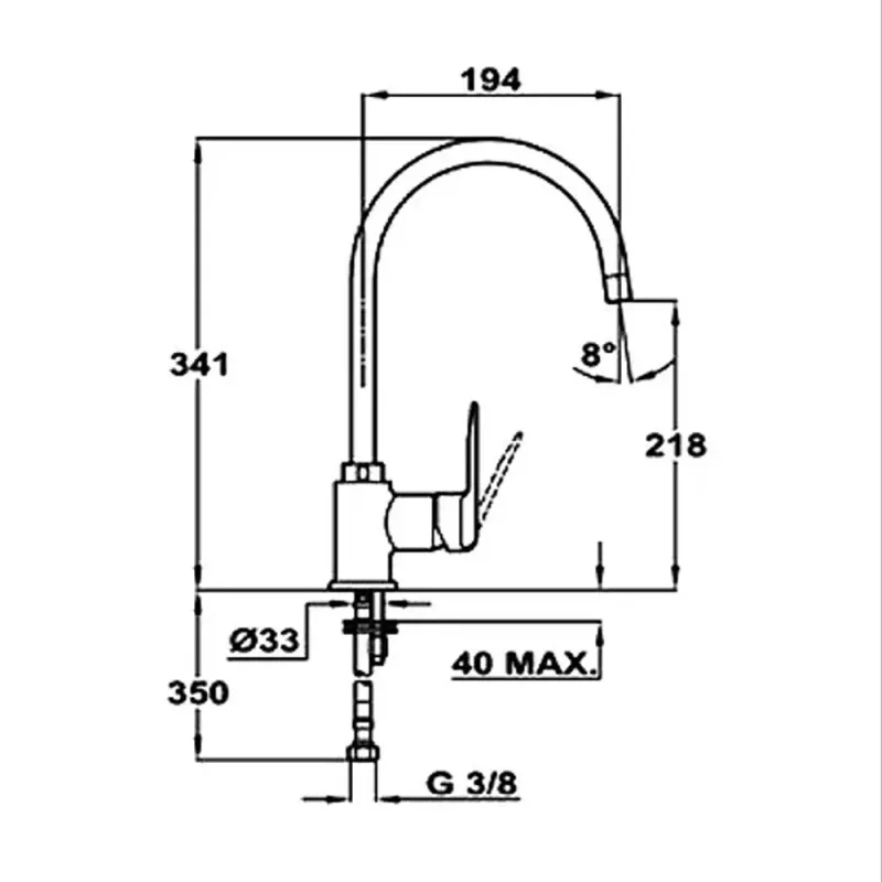 Teka IN-995 Kitchen Sink Mixer