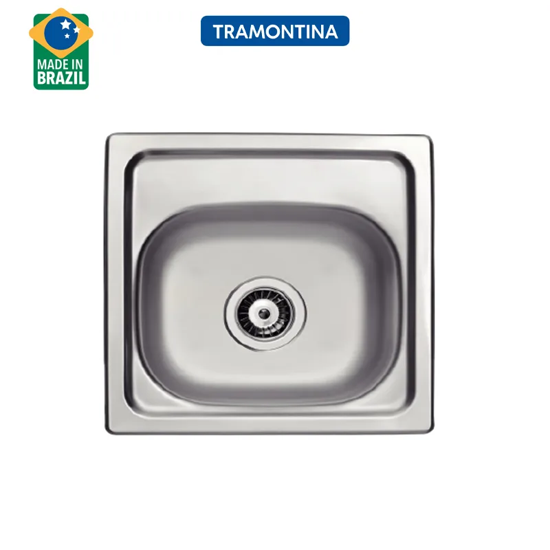 Tramontina Prime 381x381 Stainless Steel Kitchen Sink