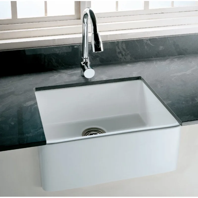 Tulip Fireclay Farmhouse Kitchen Sink