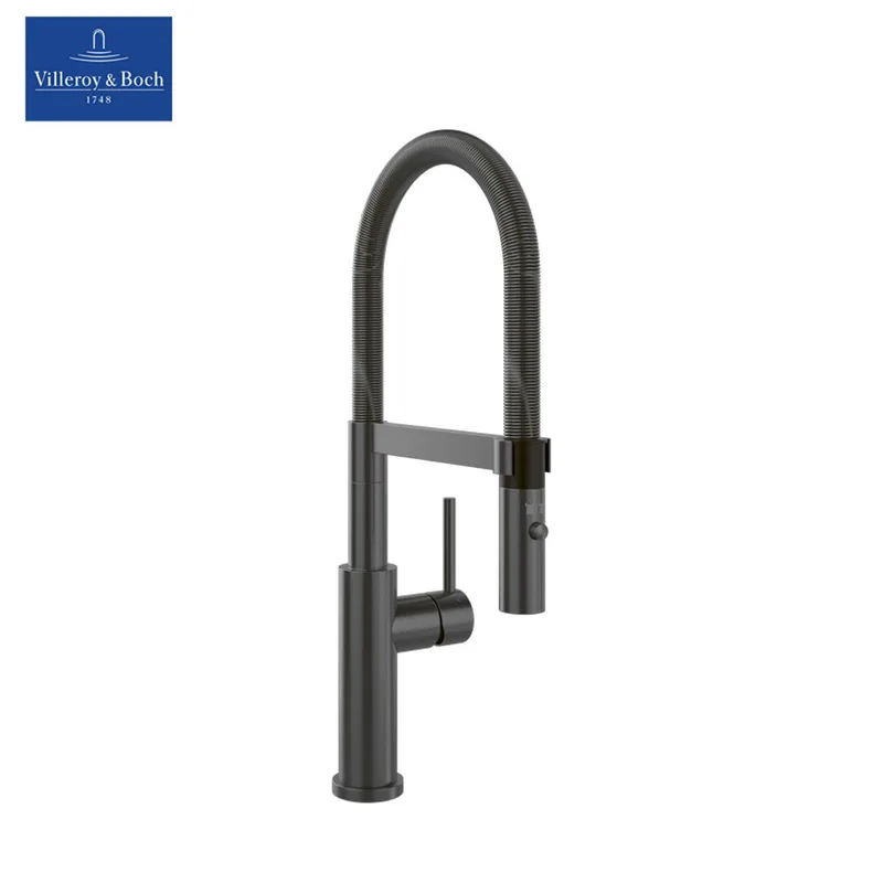 Villeroy & Boch Steel Expert 2.0 92800005 Stainless Steel Sink Mixer (Anthracite)