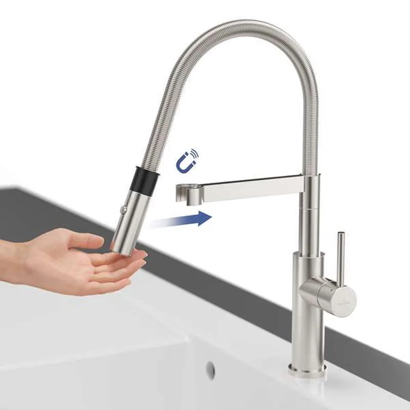 Villeroy & Boch Steel Expert 2.0 92800005 Stainless Steel Sink Mixer (Anthracite)