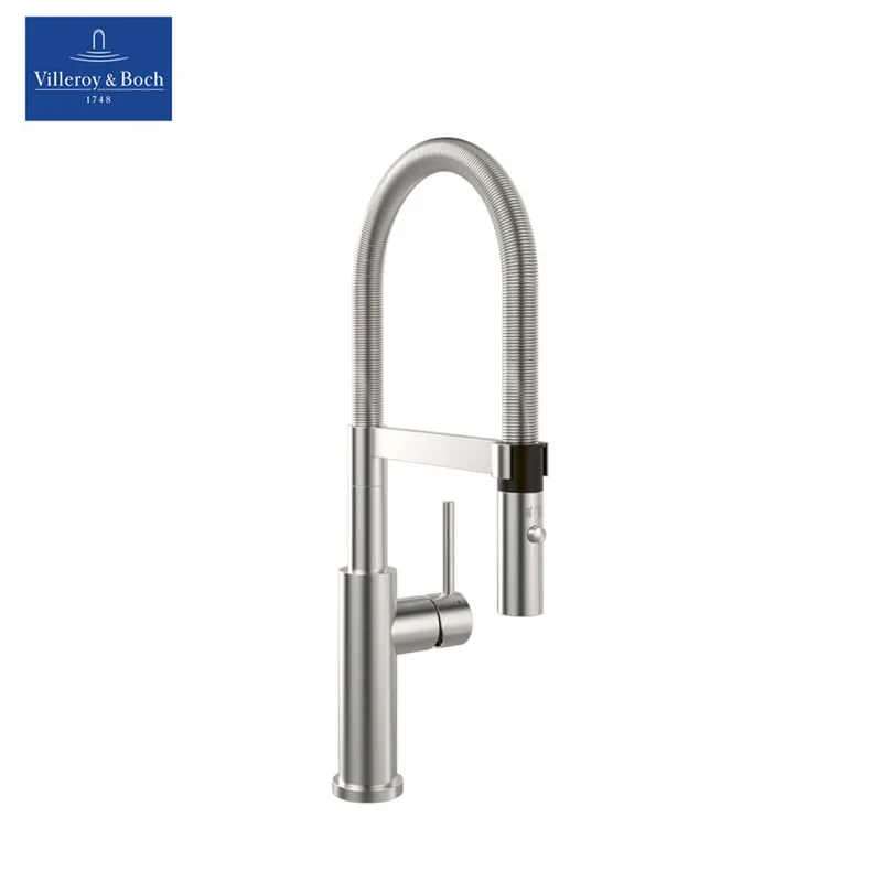 Villeroy & Boch Steel Expert 2.0 928000LC Sink Mixer (Stainless Steel)