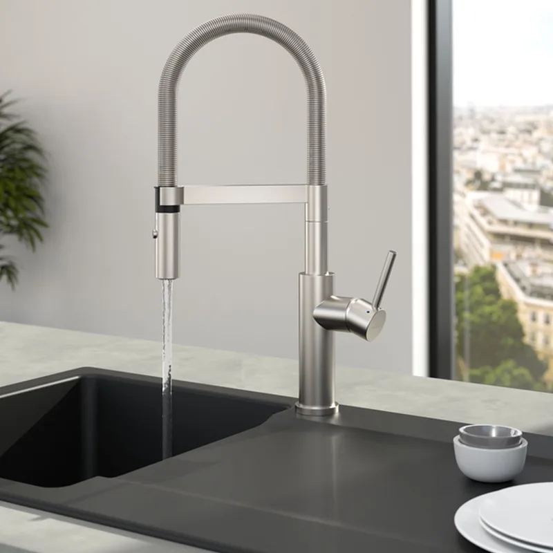 Villeroy & Boch Steel Expert 2.0 928000LC Sink Mixer (Stainless Steel)
