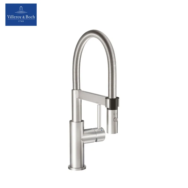 Villeroy & Boch Steel Expert Compact 927300LC Stainless Steel Sink Mixer