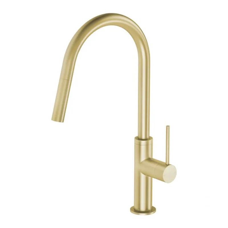 VS7105-12 Brushed Gold Vivid Slimline Pull-Out Sink Mixer