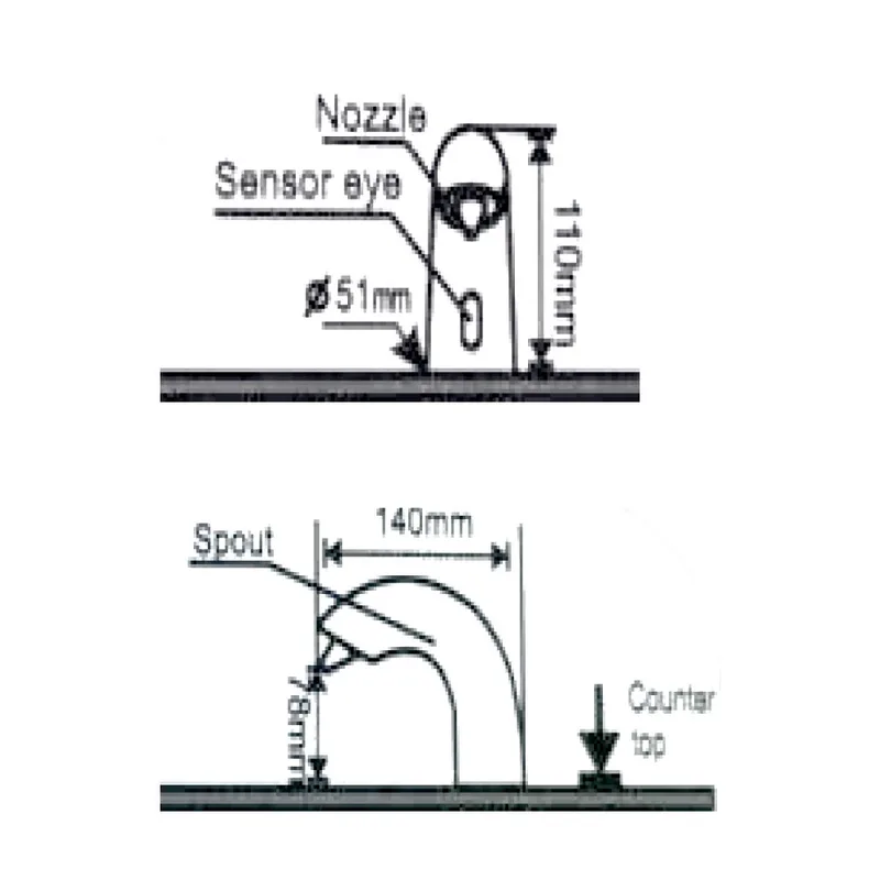 AWS FD-160-PYXIS Deck-Mount Sensor Soap Dispenser (Foam)