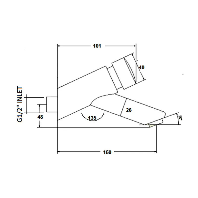 AWS Metrix-B50 Self Closing Basin Tap