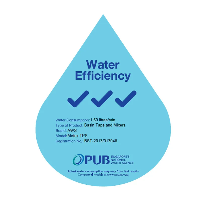 AWS Metrix-TPs Self Closing Basin Tap