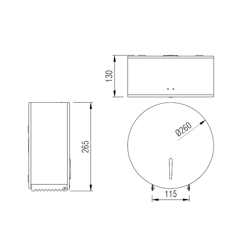 AWS PH-0788 Jumbo Roll Towel Dispenser