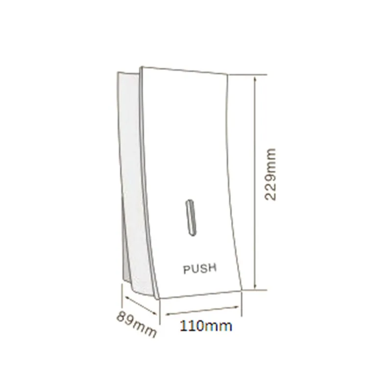 AWS SH-0900-SI Soap Dispenser (Silver)