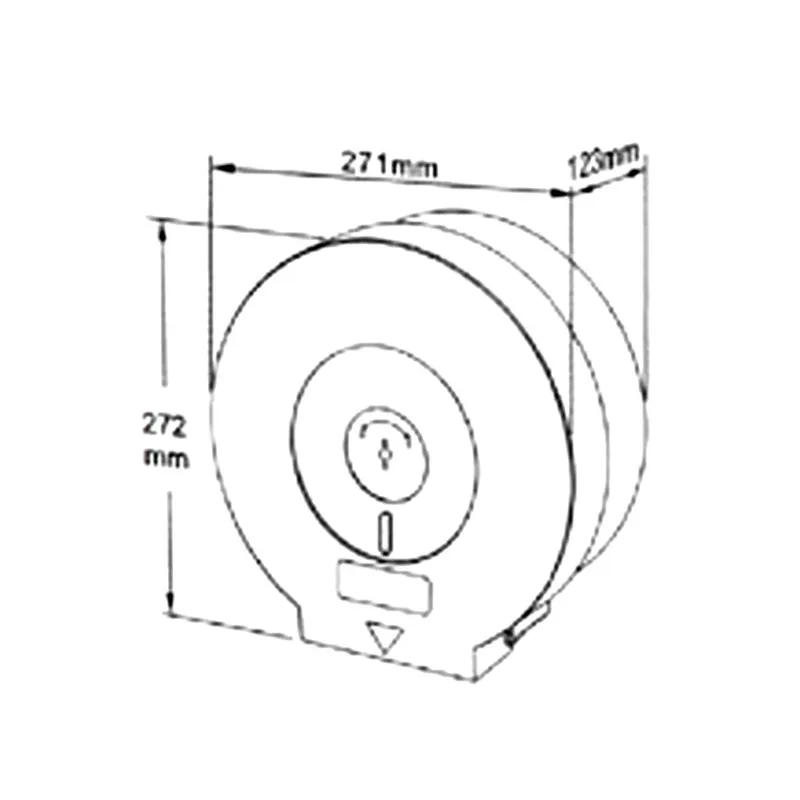 FD-PJ04W Plastic Jumbo Roll Towel Dispenser