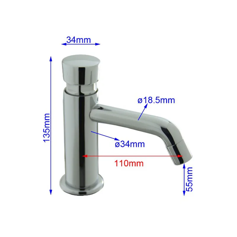 FV-22 Self Closing Basin Tap