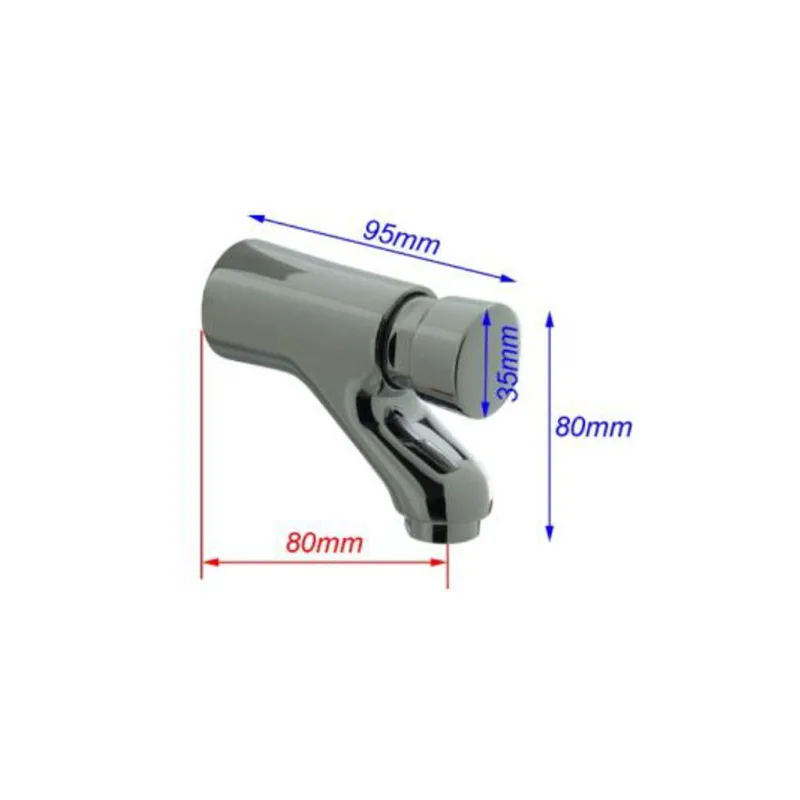 FV-40 Self-Closing Wall-Mounted Basin Tap
