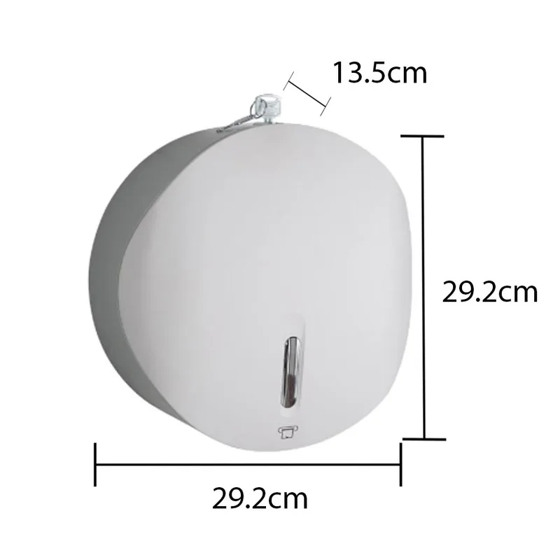 INT-E51019-Silver Jumbo Roll Towel Dispenser (Silver)
