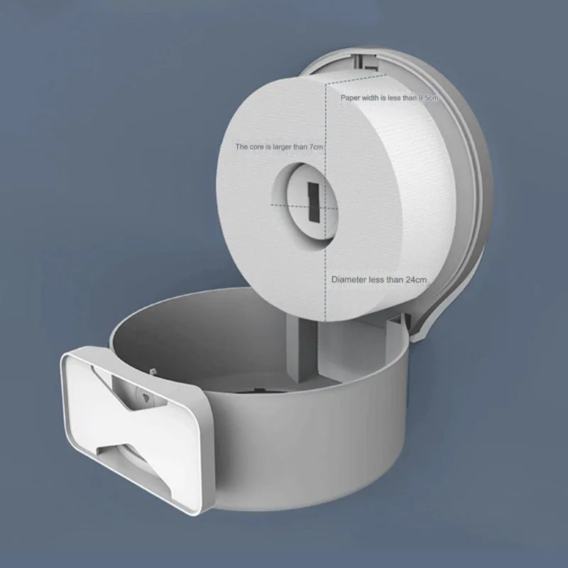 INT-E51021-Orange Jumbo Roll Towel Dispenser (Orange)
