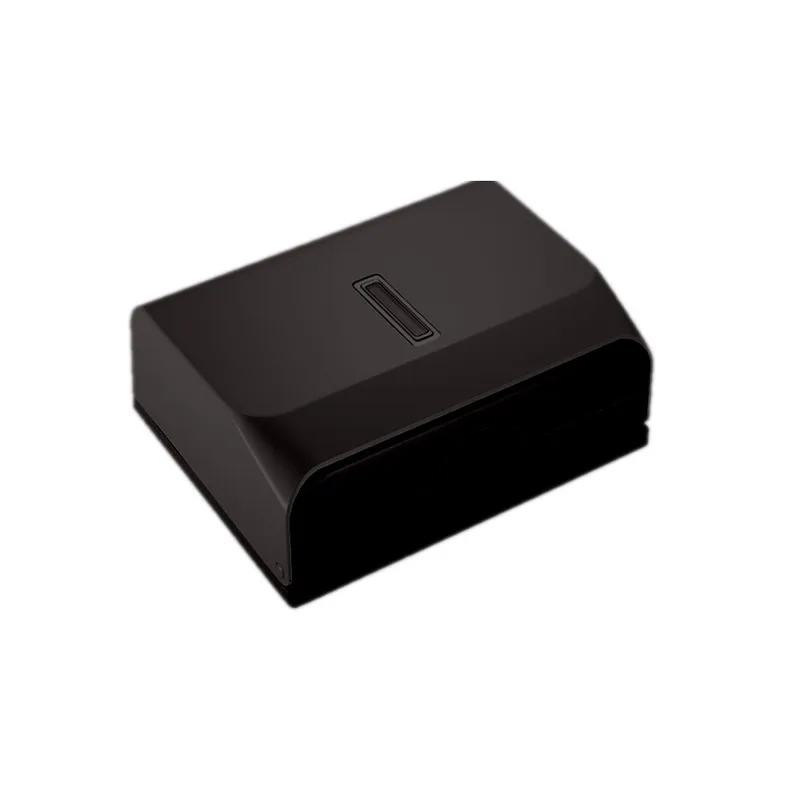 INT-E6006-Black Tissue Dispenser with Key Lock (Black)