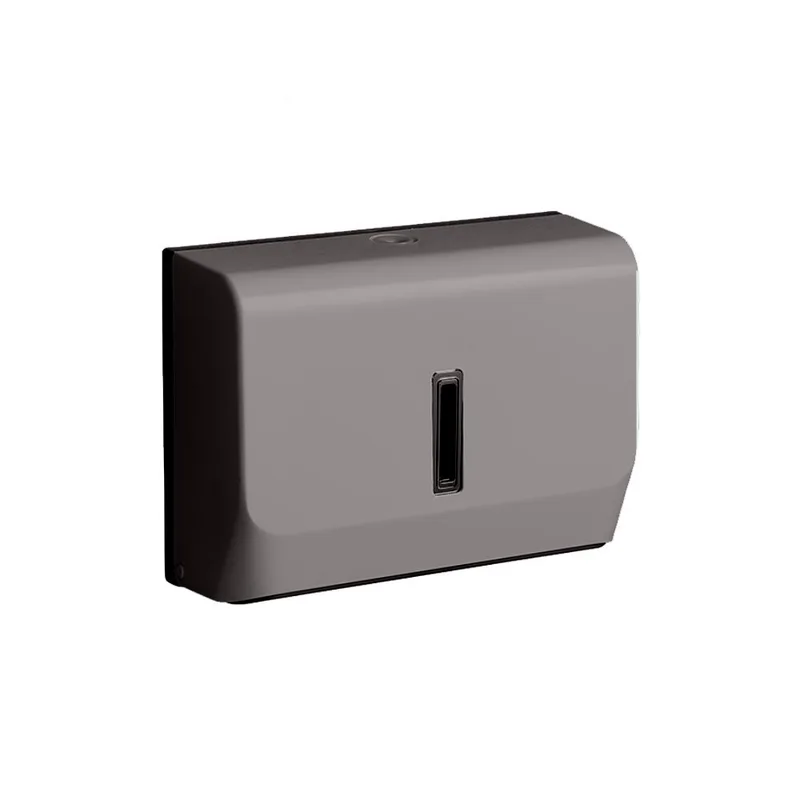 INT-E6006-Grey Tissue Dispenser with Key Lock (Grey)