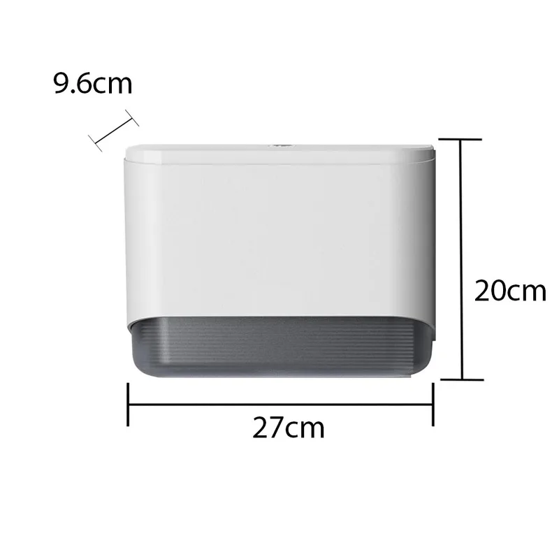 INT-E6012-Orange Square Tissue Dispenser (Orange)