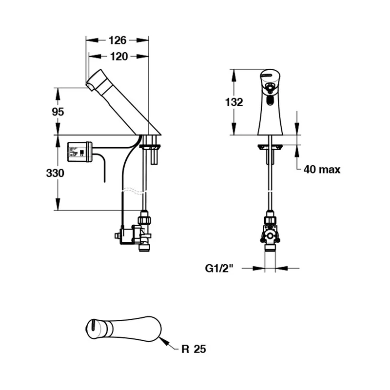 Presto 57022 PRESTO-NEO Sensor Deck-Mounted Basin Tap