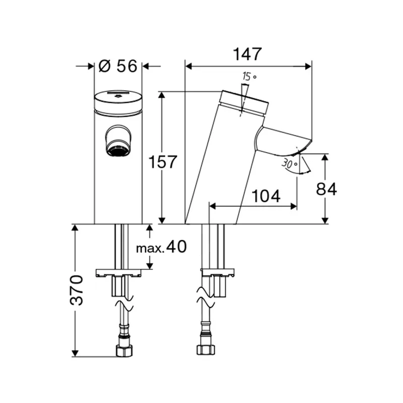 Schell PURIS-SC 02-110-06-99 Self-Closing Basin Tap