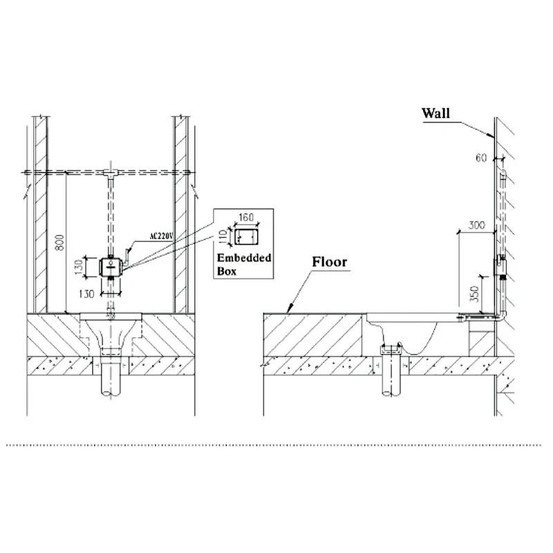 Schmied SHW8801 Elementary Series WC LED Sensor Flush Valve