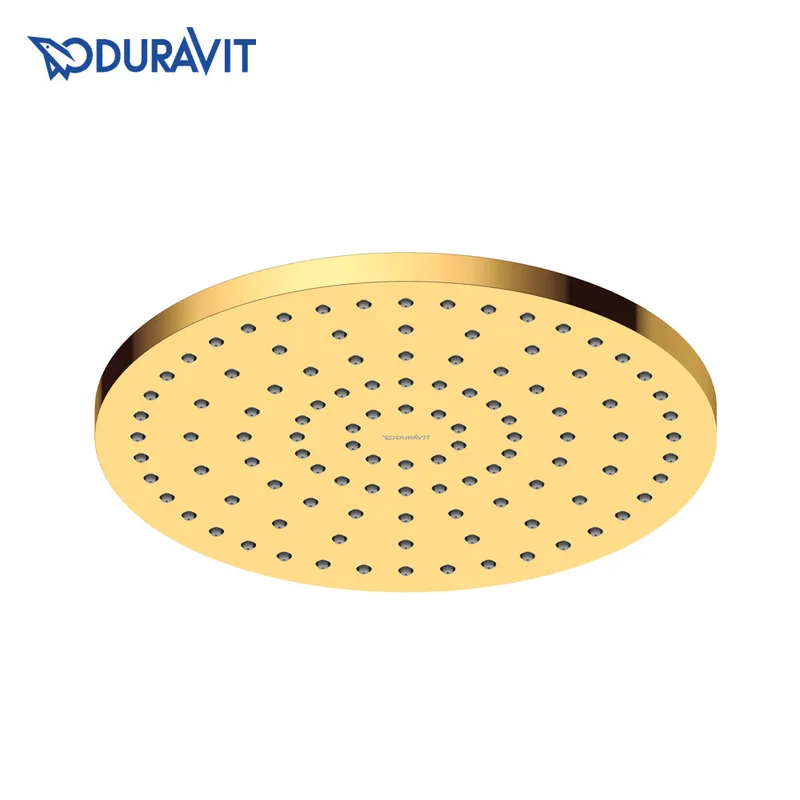 Duravit 066-0018-A34 Round Showerhead 250mm (Polished Gold)