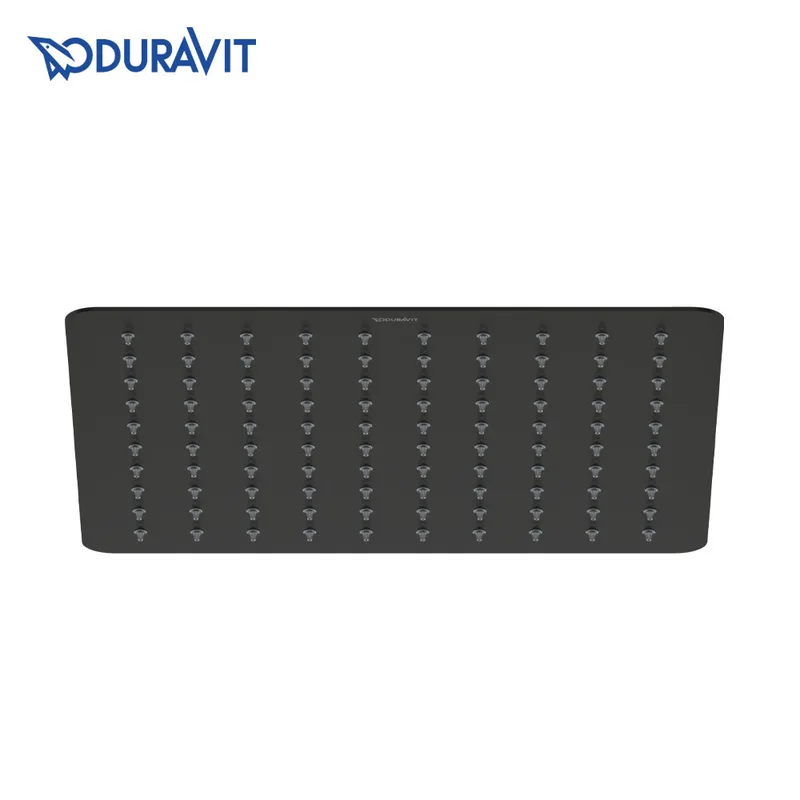 Duravit 066-0031-A34 Stainless Steel Square Showerhead 300mm (Matt Black)