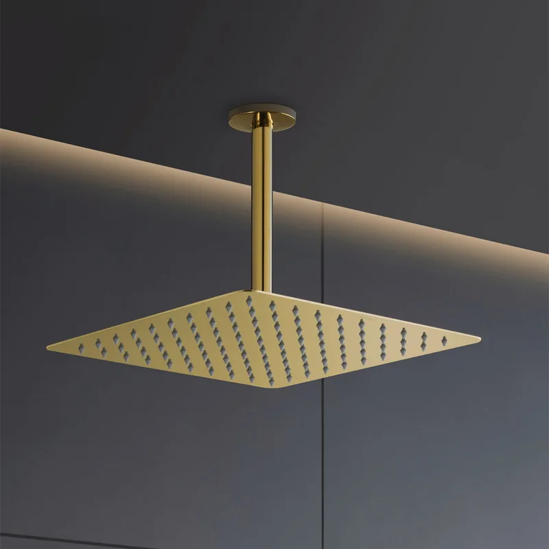 Duravit 067-0025-034 Ceiling-Mount Shower Arm 210mm (Polished Gold)