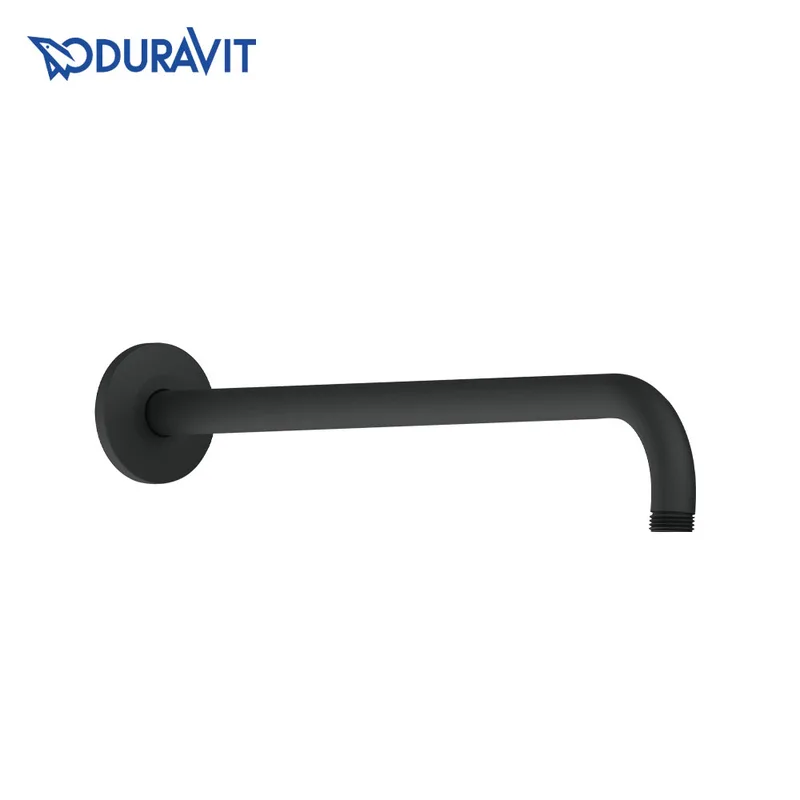 Duravit 067-0028-046 Wall-Mount Shower Arm 386mm (Matt Black)