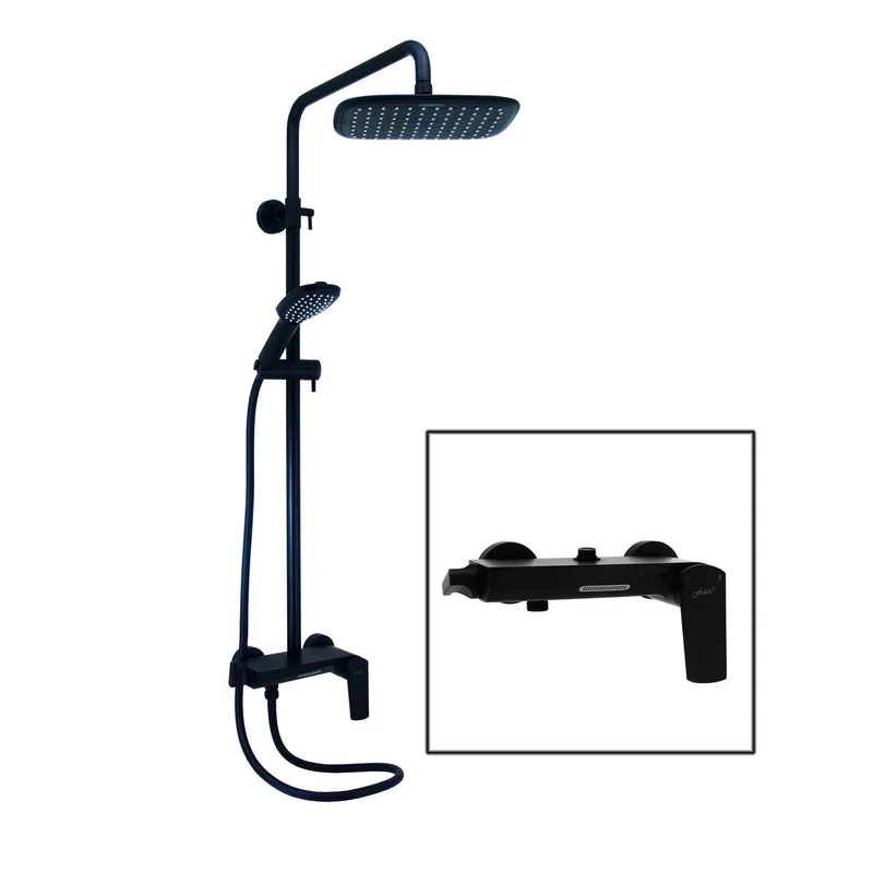 Fidelis FT-7508K Rain Shower (Black)