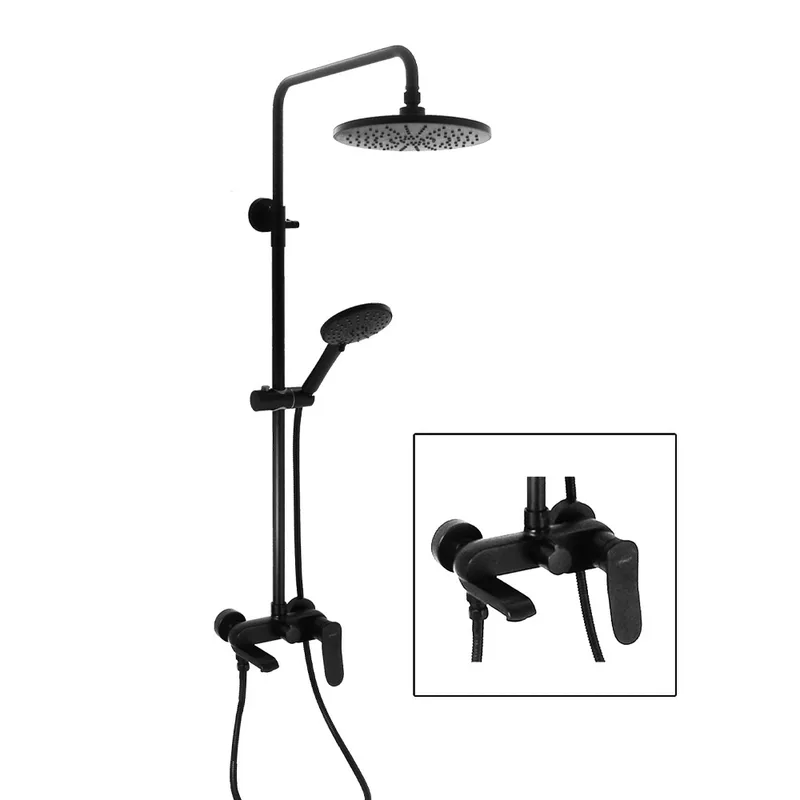 Fidelis FT-7108-BK Rain Shower (Black)