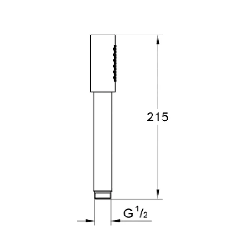Grohe 26465A00 Aqua Stick Hand Shower (Black)