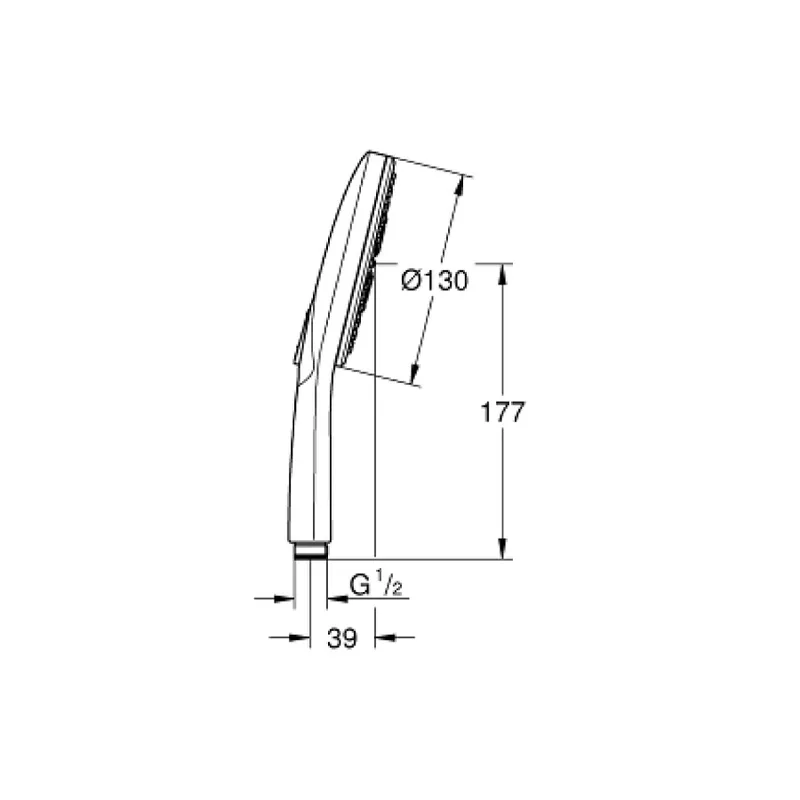 Grohe 26574GL0 SmartActive 130 Hand Shower (Gold)