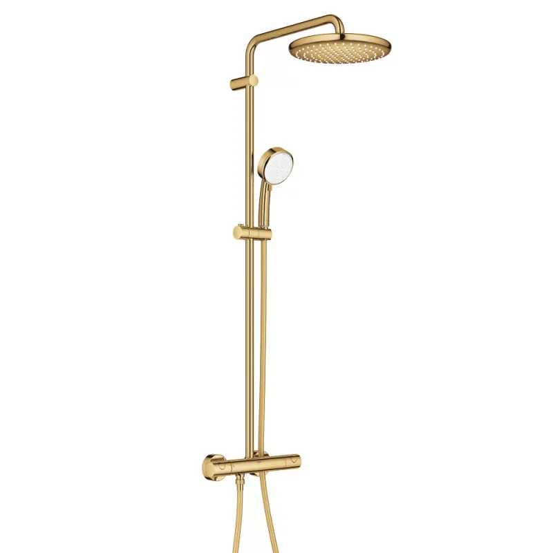 Grohe 26670GL0 Tempesta Cosmopolitan Rainshower System with Thermostat