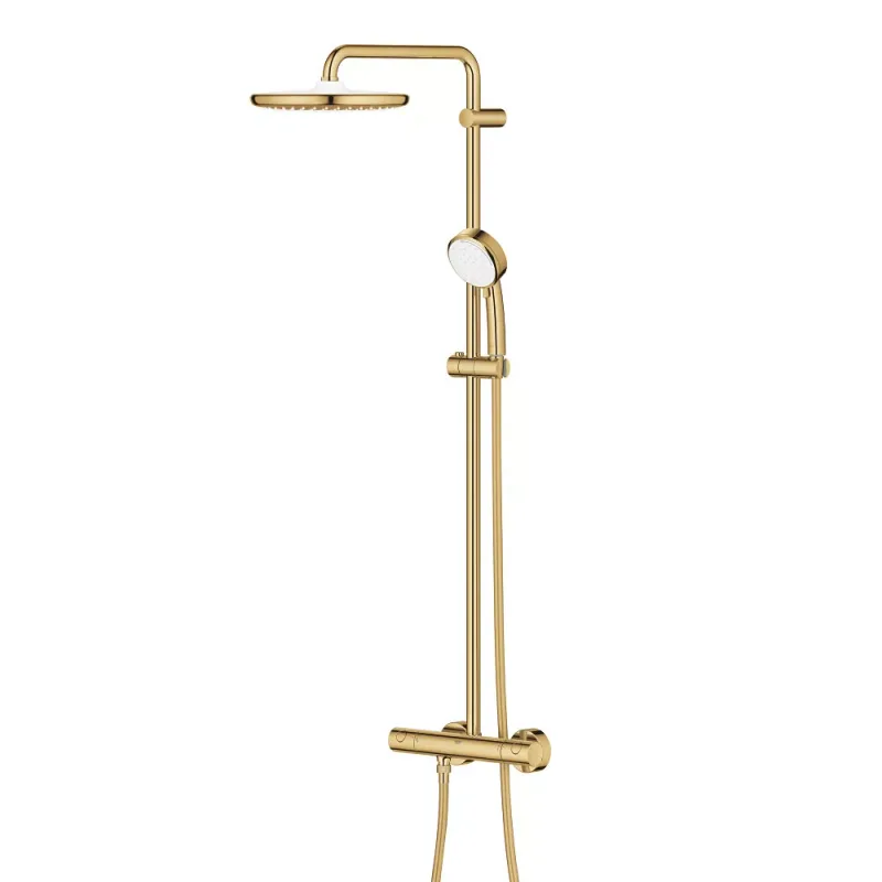 Grohe 26670GL0 Tempesta Cosmopolitan Rainshower System with Thermostat