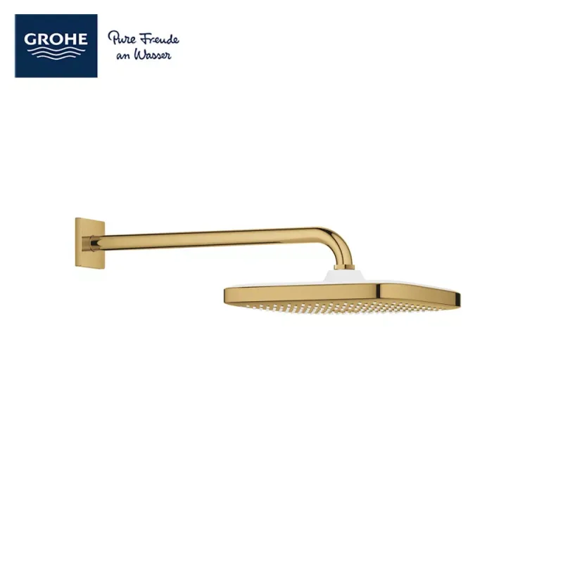 Grohe 26687GL0 Tempesta 250 Cube Overhead Shower (Gold)