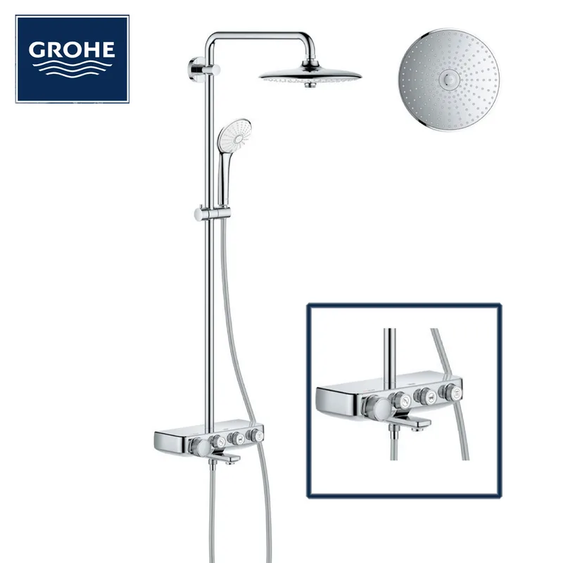 Grohe Euphoria SmartControl 260 26608000 Rainshower Thermostatic Bath Mixer