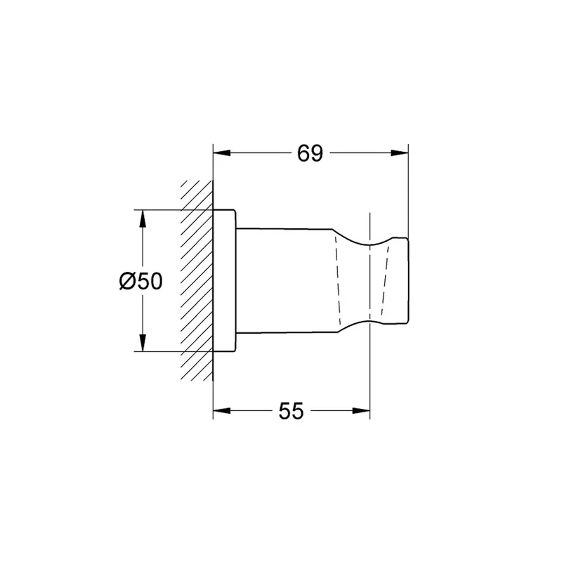Grohe Rainshower Wall Hand Shower Holder