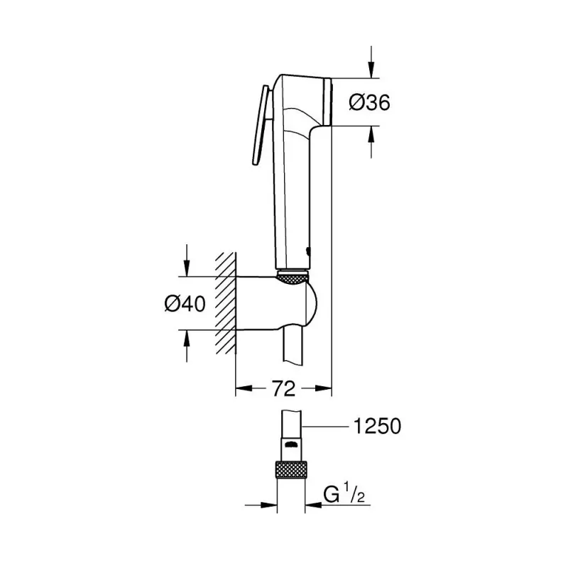 Grohe Tempesta-F Trigger Spray 27513GL1