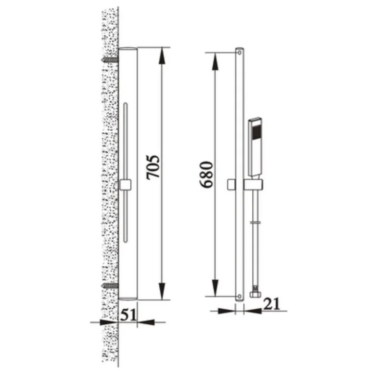 HR319 Shower Set