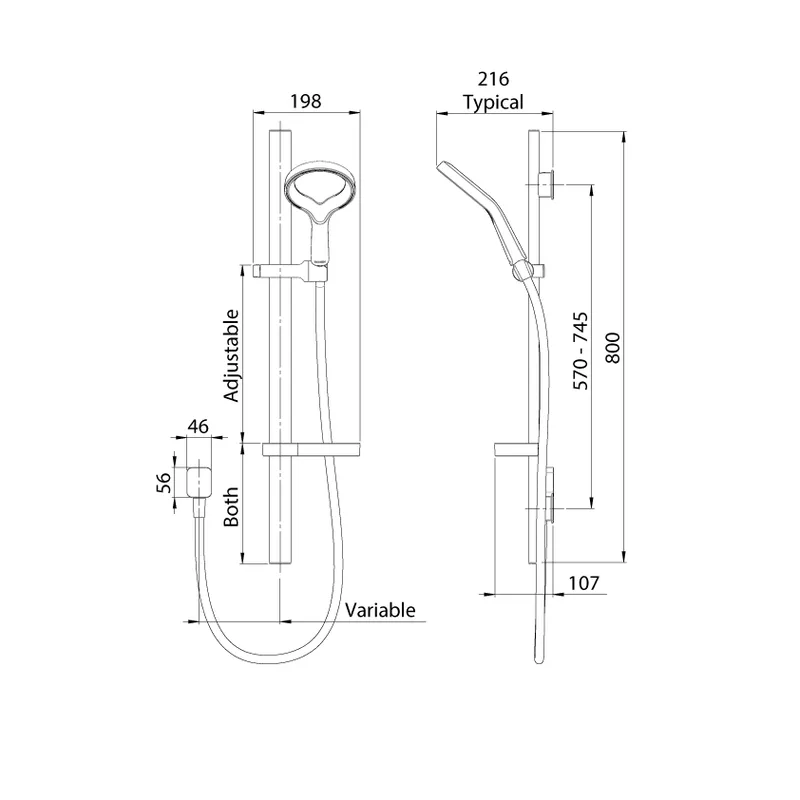 Methven AOSRCP Shower Set