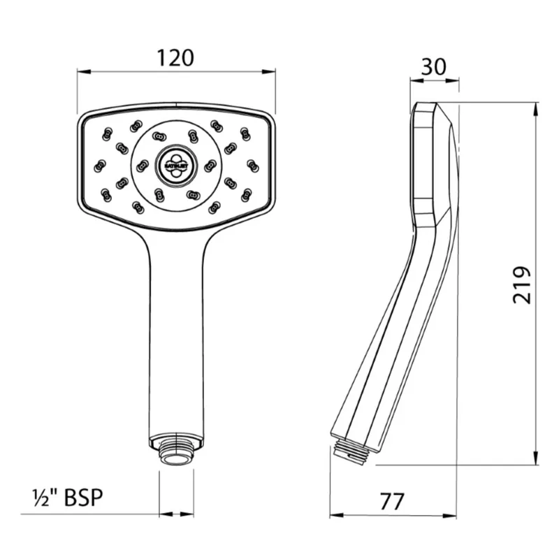 Methven Waipori Satinjet Hand Shower