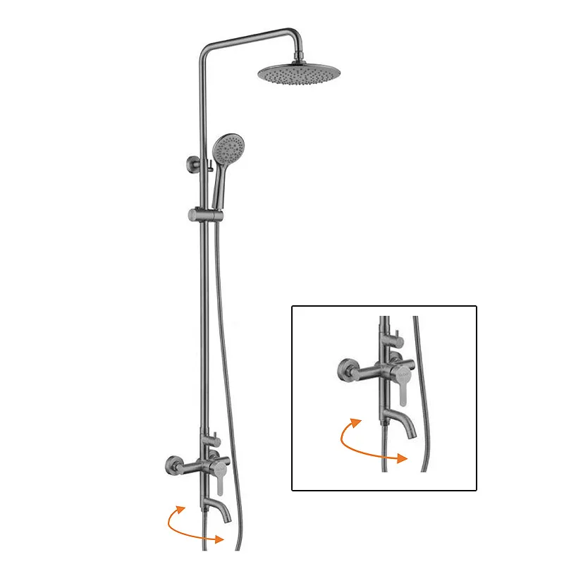 Nobel SH-1314-SS Rain Shower (Stainless Steel)